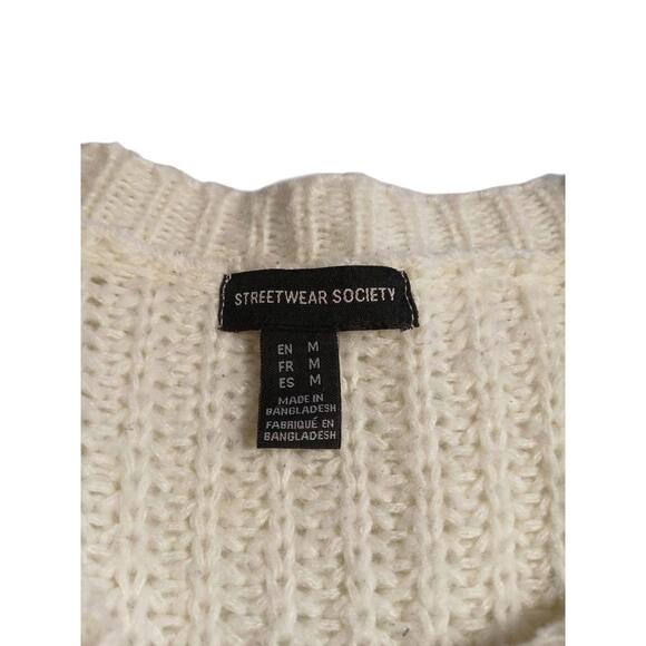 Streetwear Society Striped Sweater Medium / Chandail Rayé Femme Médium - Picture 3 of 6